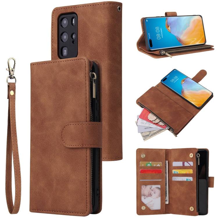 Multifunctional Horizontal Flip Leather Case, with Card Slot & Holder & Zipper Wallet & Photo Frame, For Samsung Galaxy A21, For Samsung Galaxy A41, For Samsung Galaxy A70S, For Samsung Galaxy Note10 Lite, For OnePlus 8, For OnePlus 8 Pro, For Huawei P...
