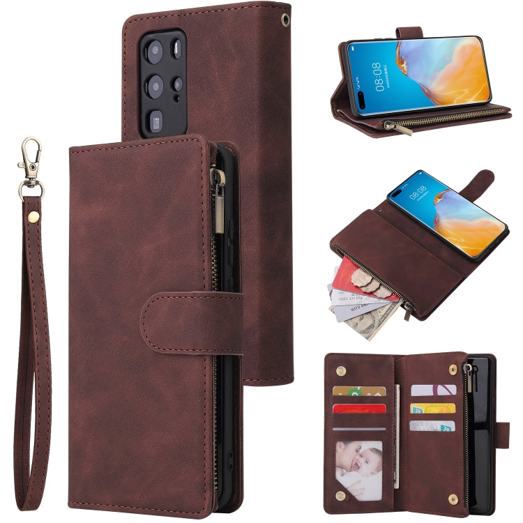 Multifunctional Horizontal Flip Leather Case, with Card Slot & Holder & Zipper Wallet & Photo Frame, For Samsung Galaxy A21, For Samsung Galaxy A41, For Samsung Galaxy A70S, For Samsung Galaxy Note10 Lite, For OnePlus 8, For OnePlus 8 Pro, For Huawei P...
