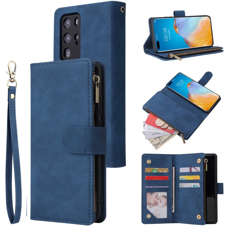 Multifunctional Horizontal Flip Leather Case, with Card Slot & Holder & Zipper Wallet & Photo Frame, For Samsung Galaxy A21, For Samsung Galaxy A41, For Samsung Galaxy A70S, For Samsung Galaxy Note10 Lite, For OnePlus 8, For OnePlus 8 Pro, For Huawei P...