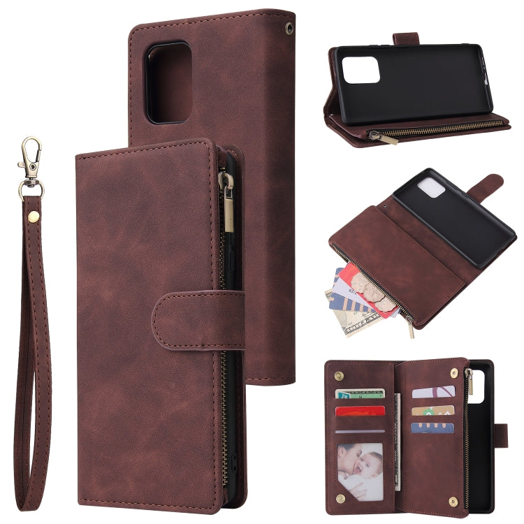 Multifunctional Horizontal Flip Leather Case, with Card Slot & Holder & Zipper Wallet & Photo Frame, For Samsung Galaxy A21, For Samsung Galaxy A41, For Samsung Galaxy A70S, For Samsung Galaxy Note10 Lite, For OnePlus 8, For OnePlus 8 Pro, For Huawei P...