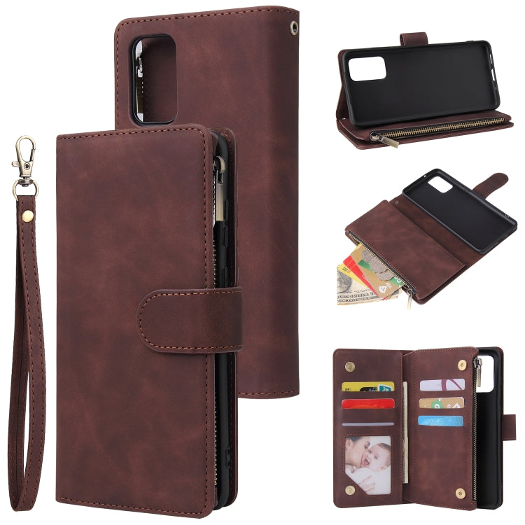 Multifunctional Horizontal Flip Leather Case, with Card Slot & Holder & Zipper Wallet & Photo Frame, For Samsung Galaxy A21, For Samsung Galaxy A41, For Samsung Galaxy A70S, For Samsung Galaxy Note10 Lite, For OnePlus 8, For OnePlus 8 Pro, For Huawei P...