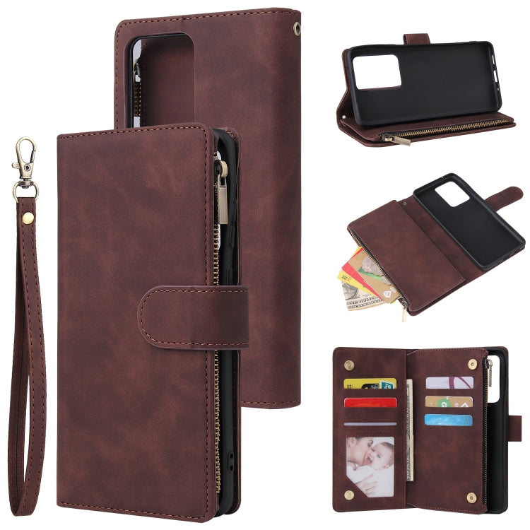 Multifunctional Horizontal Flip Leather Case, with Card Slot & Holder & Zipper Wallet & Photo Frame, For Samsung Galaxy A21, For Samsung Galaxy A41, For Samsung Galaxy A70S, For Samsung Galaxy Note10 Lite, For OnePlus 8, For OnePlus 8 Pro, For Huawei P...