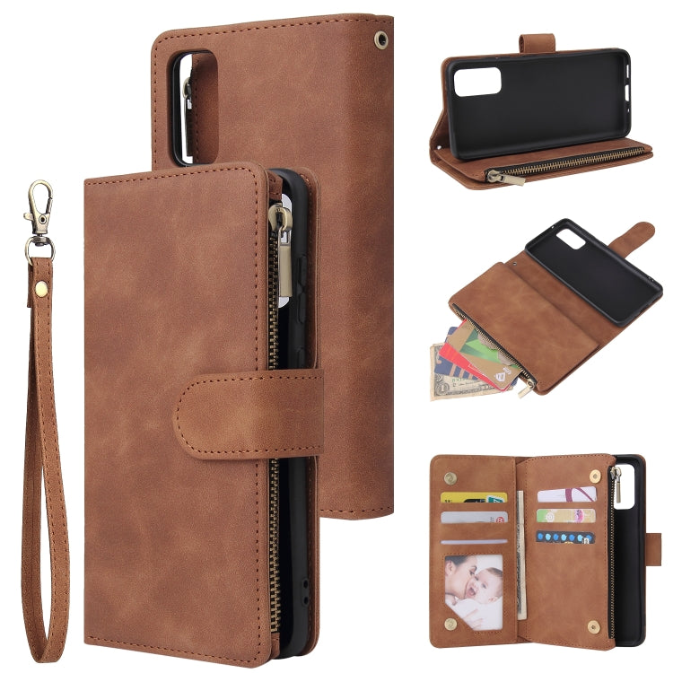 Multifunctional Horizontal Flip Leather Case, with Card Slot & Holder & Zipper Wallet & Photo Frame, For Samsung Galaxy A21, For Samsung Galaxy A41, For Samsung Galaxy A70S, For Samsung Galaxy Note10 Lite, For OnePlus 8, For OnePlus 8 Pro, For Huawei P...