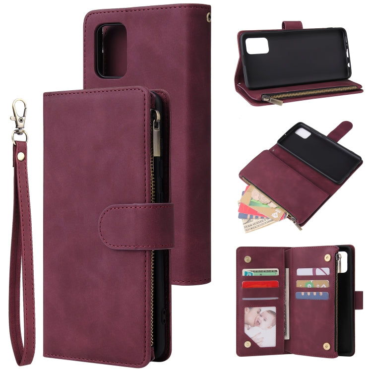 Multifunctional Horizontal Flip Leather Case, with Card Slot & Holder & Zipper Wallet & Photo Frame, For Samsung Galaxy A21, For Samsung Galaxy A41, For Samsung Galaxy A70S, For Samsung Galaxy Note10 Lite, For OnePlus 8, For OnePlus 8 Pro, For Huawei P...