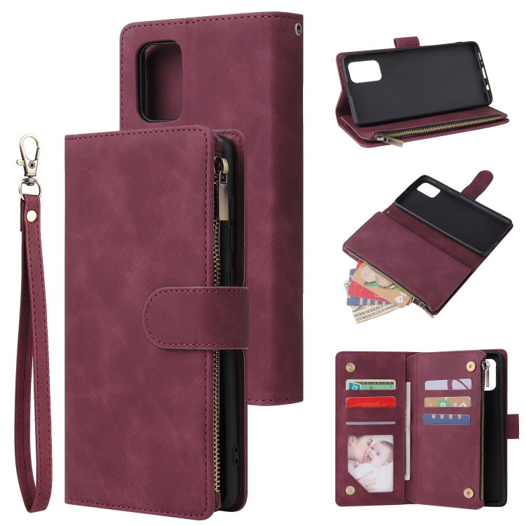 Multifunctional Horizontal Flip Leather Case, with Card Slot & Holder & Zipper Wallet & Photo Frame, For Samsung Galaxy A21, For Samsung Galaxy A41, For Samsung Galaxy A70S, For Samsung Galaxy Note10 Lite, For OnePlus 8, For OnePlus 8 Pro, For Huawei P...