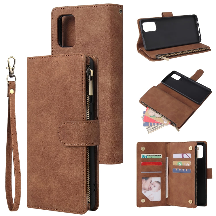 Multifunctional Horizontal Flip Leather Case, with Card Slot & Holder & Zipper Wallet & Photo Frame, For Samsung Galaxy A21, For Samsung Galaxy A41, For Samsung Galaxy A70S, For Samsung Galaxy Note10 Lite, For OnePlus 8, For OnePlus 8 Pro, For Huawei P...