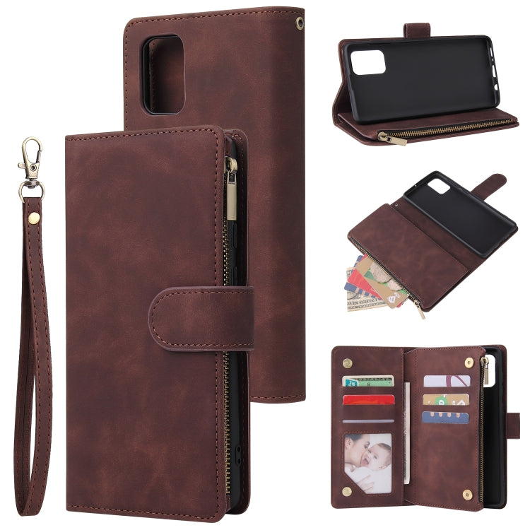 Multifunctional Horizontal Flip Leather Case, with Card Slot & Holder & Zipper Wallet & Photo Frame, For Samsung Galaxy A21, For Samsung Galaxy A41, For Samsung Galaxy A70S, For Samsung Galaxy Note10 Lite, For OnePlus 8, For OnePlus 8 Pro, For Huawei P...