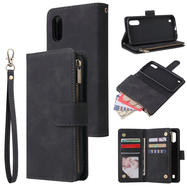 Multifunctional Horizontal Flip Leather Case, with Card Slot & Holder & Zipper Wallet & Photo Frame, For Samsung Galaxy A21, For Samsung Galaxy A41, For Samsung Galaxy A70S, For Samsung Galaxy Note10 Lite, For OnePlus 8, For OnePlus 8 Pro, For Huawei P...