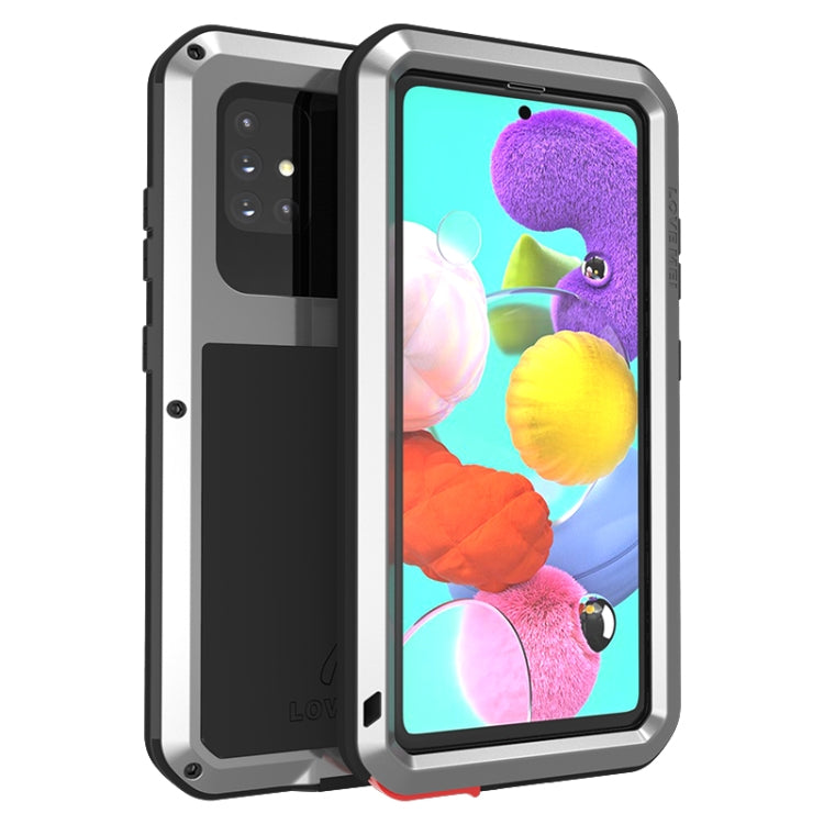 LOVE MEI Metal Shockproof Waterproof Dustproof Protective Case, For Huawei P40, For Huawei P40 Pro, For Samsung Galaxy A40s, For Samsung Galaxy A51, For Samsung Galaxy A71, For Samsung Galaxy A50, For Samsung Galaxy S20, For Samsung Galaxy A70s��������...