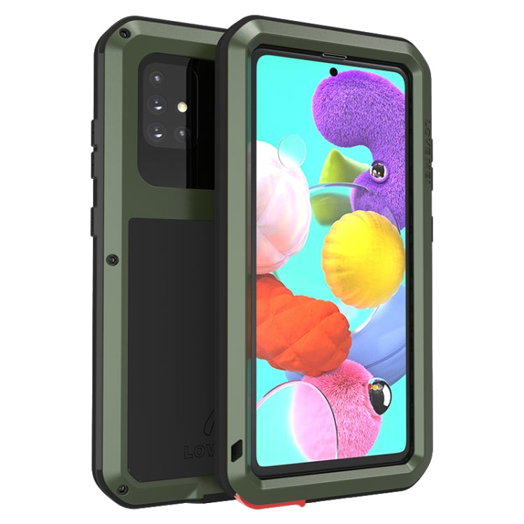 LOVE MEI Metal Shockproof Waterproof Dustproof Protective Case, For Huawei P40, For Huawei P40 Pro, For Samsung Galaxy A40s, For Samsung Galaxy A51, For Samsung Galaxy A71, For Samsung Galaxy A50, For Samsung Galaxy S20, For Samsung Galaxy A70s��������...