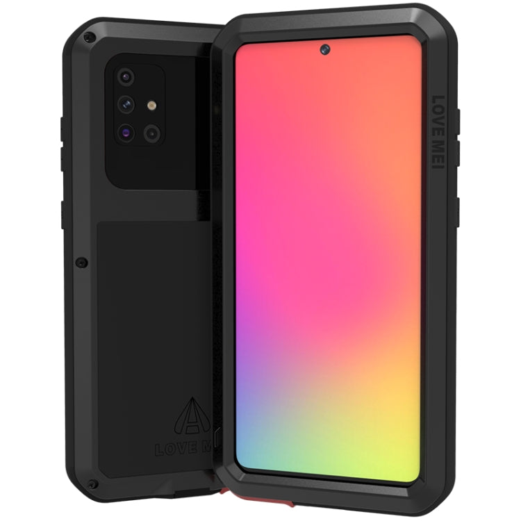 LOVE MEI Metal Shockproof Waterproof Dustproof Protective Case, For Huawei P40, For Huawei P40 Pro, For Samsung Galaxy A40s, For Samsung Galaxy A51, For Samsung Galaxy A71, For Samsung Galaxy A50, For Samsung Galaxy S20, For Samsung Galaxy A70s��������...