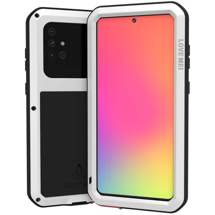 LOVE MEI Metal Shockproof Waterproof Dustproof Protective Case, For Huawei P40, For Huawei P40 Pro, For Samsung Galaxy A40s, For Samsung Galaxy A51, For Samsung Galaxy A71, For Samsung Galaxy A50, For Samsung Galaxy S20, For Samsung Galaxy A70s��������...