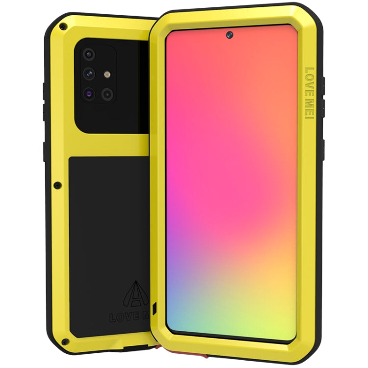 LOVE MEI Metal Shockproof Waterproof Dustproof Protective Case, For Huawei P40, For Huawei P40 Pro, For Samsung Galaxy A40s, For Samsung Galaxy A51, For Samsung Galaxy A71, For Samsung Galaxy A50, For Samsung Galaxy S20, For Samsung Galaxy A70s��������...