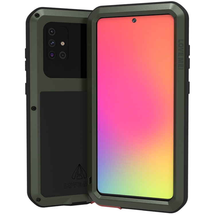 LOVE MEI Metal Shockproof Waterproof Dustproof Protective Case, For Huawei P40, For Huawei P40 Pro, For Samsung Galaxy A40s, For Samsung Galaxy A51, For Samsung Galaxy A71, For Samsung Galaxy A50, For Samsung Galaxy S20, For Samsung Galaxy A70s��������...