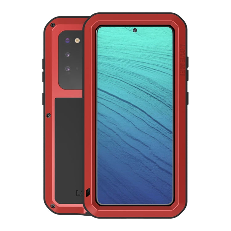 LOVE MEI Metal Shockproof Waterproof Dustproof Protective Case, For Huawei P40, For Huawei P40 Pro, For Samsung Galaxy A40s, For Samsung Galaxy A51, For Samsung Galaxy A71, For Samsung Galaxy A50, For Samsung Galaxy S20, For Samsung Galaxy A70s��������...