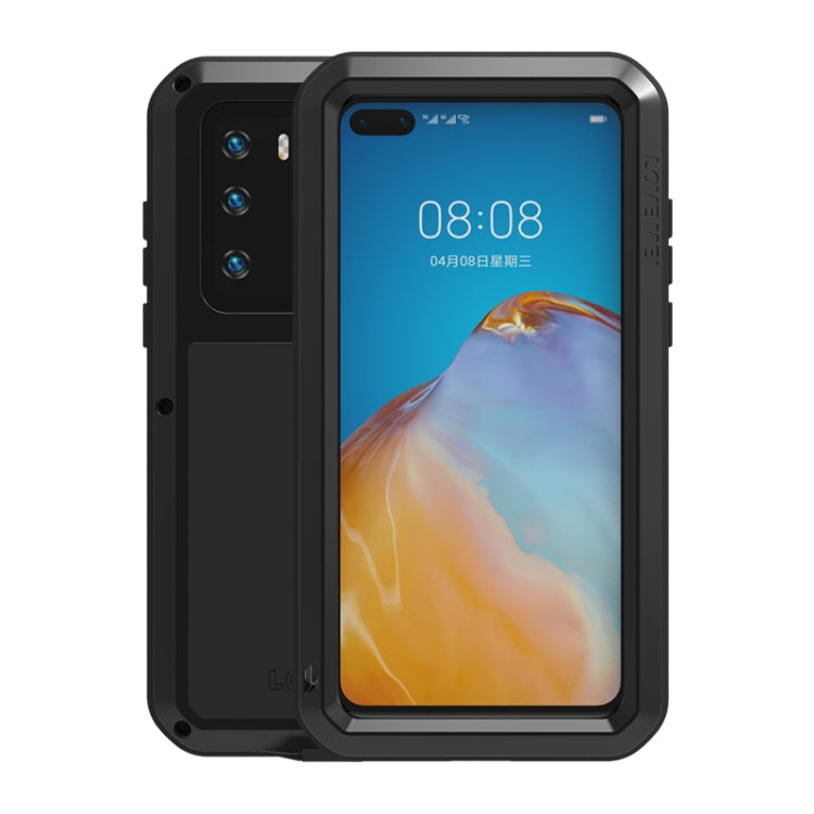 LOVE MEI Metal Shockproof Waterproof Dustproof Protective Case, For Huawei P40, For Huawei P40 Pro, For Samsung Galaxy A40s, For Samsung Galaxy A51, For Samsung Galaxy A71, For Samsung Galaxy A50, For Samsung Galaxy S20, For Samsung Galaxy A70s��������...