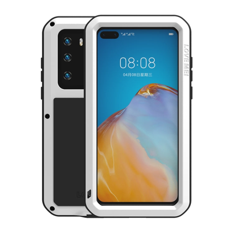 LOVE MEI Metal Shockproof Waterproof Dustproof Protective Case, For Huawei P40, For Huawei P40 Pro, For Samsung Galaxy A40s, For Samsung Galaxy A51, For Samsung Galaxy A71, For Samsung Galaxy A50, For Samsung Galaxy S20, For Samsung Galaxy A70s��������...