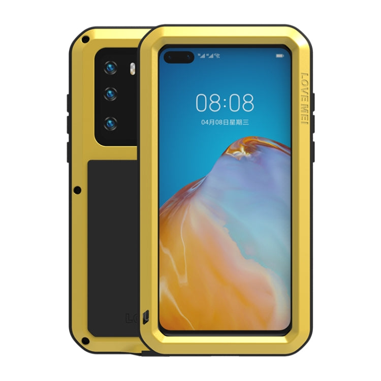LOVE MEI Metal Shockproof Waterproof Dustproof Protective Case, For Huawei P40, For Huawei P40 Pro, For Samsung Galaxy A40s, For Samsung Galaxy A51, For Samsung Galaxy A71, For Samsung Galaxy A50, For Samsung Galaxy S20, For Samsung Galaxy A70s��������...