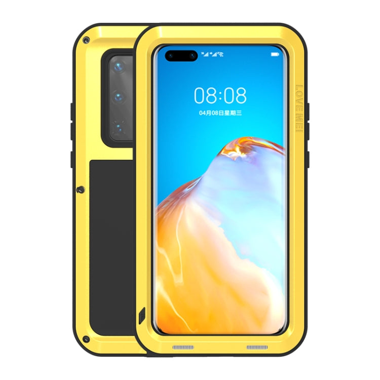 LOVE MEI Metal Shockproof Waterproof Dustproof Protective Case, For Huawei P40, For Huawei P40 Pro, For Samsung Galaxy A40s, For Samsung Galaxy A51, For Samsung Galaxy A71, For Samsung Galaxy A50, For Samsung Galaxy S20, For Samsung Galaxy A70s��������...