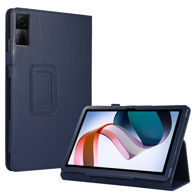 Litchi Texture Leather Tablet Case with Holder