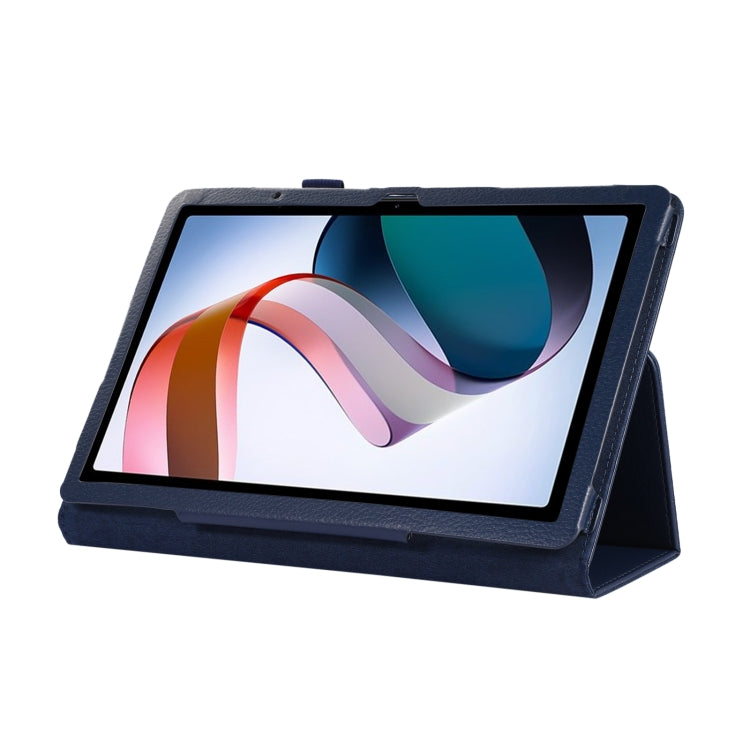 Litchi Texture Leather Tablet Case with Holder