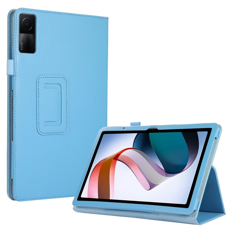 Litchi Texture Leather Tablet Case with Holder