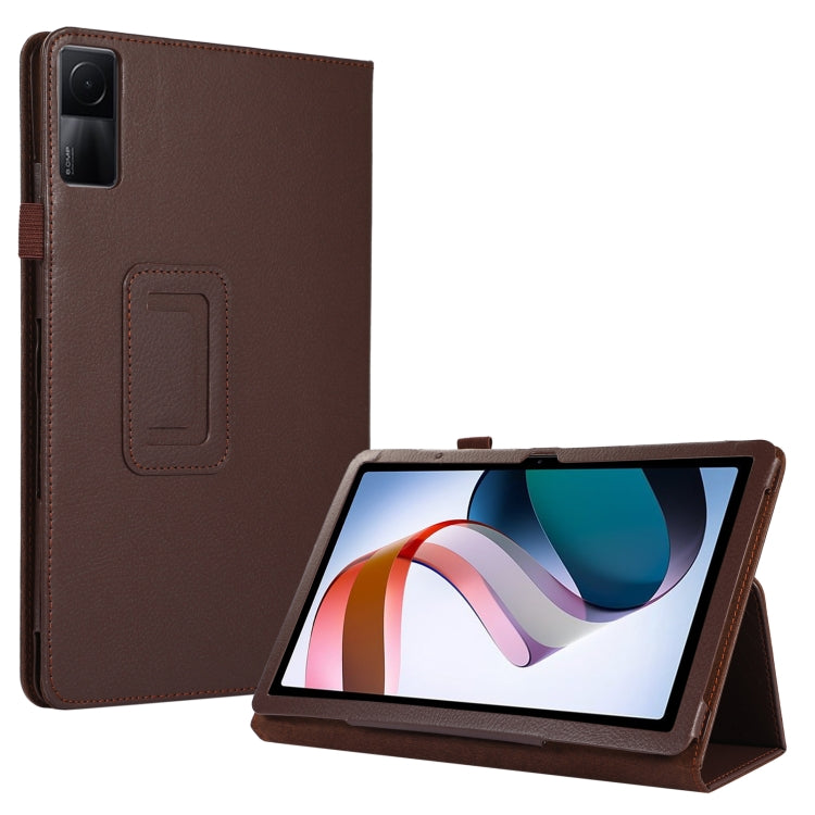 Litchi Texture Leather Tablet Case with Holder