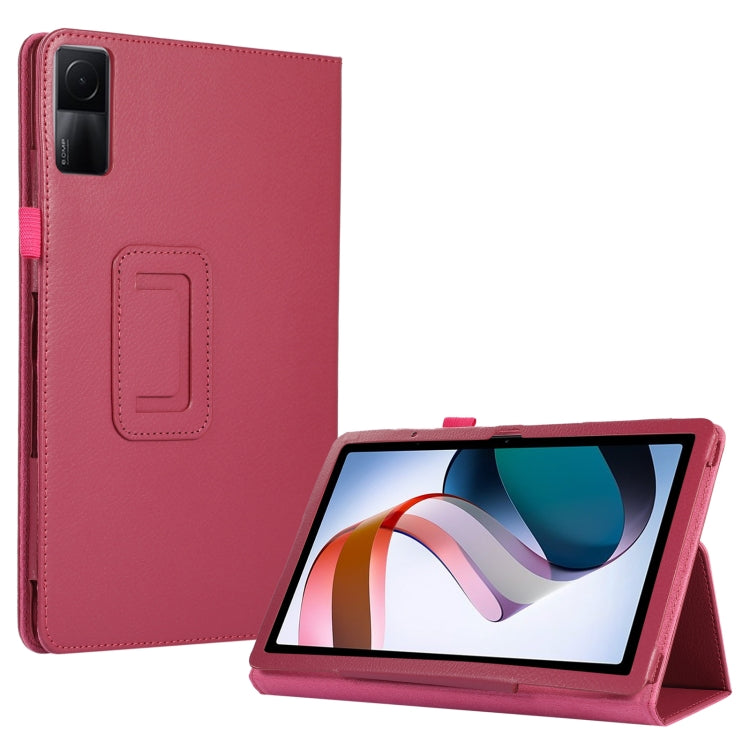 Litchi Texture Leather Tablet Case with Holder