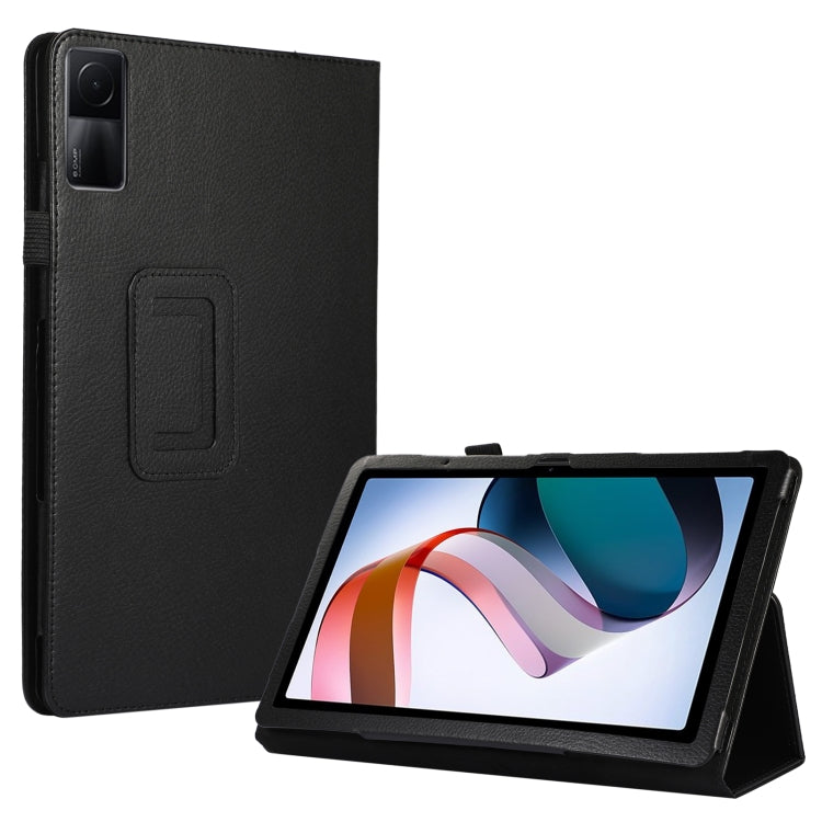 Litchi Texture Leather Tablet Case with Holder