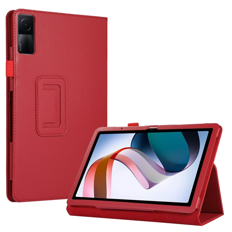 Litchi Texture Leather Tablet Case with Holder