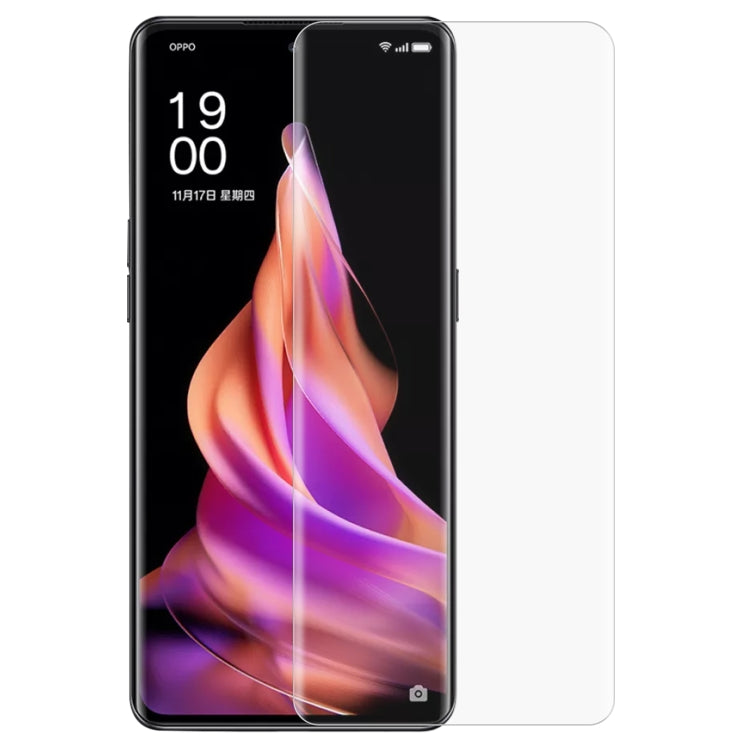UV Liquid Curved Full Glue Tempered Glass Film, For OPPO Reno9, For OPPO Reno9 Pro, For OPPO Reno9 Pro+
