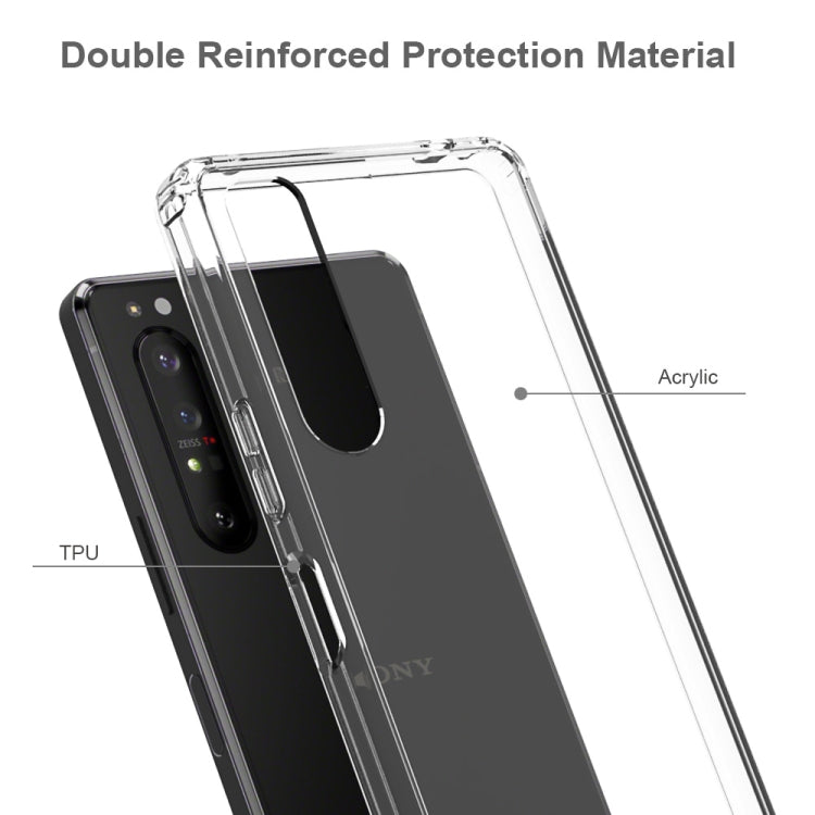Scratchproof TPU + Acrylic Protective Case, For Sony Xperia 1 II, For Xiaomi Redmi Note 9 Pro, For Xiaomi Redmi Note 9S