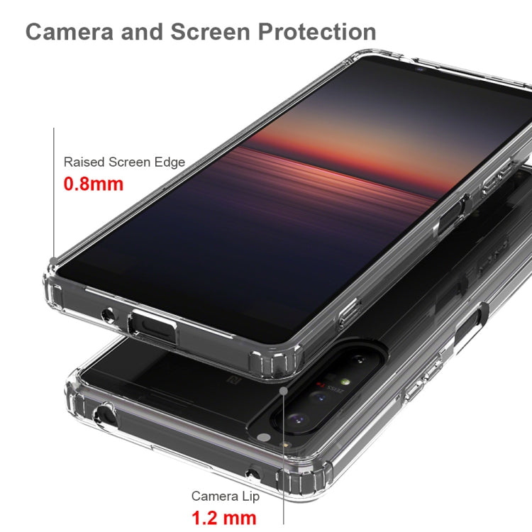 Scratchproof TPU + Acrylic Protective Case, For Sony Xperia 1 II, For Xiaomi Redmi Note 9 Pro, For Xiaomi Redmi Note 9S