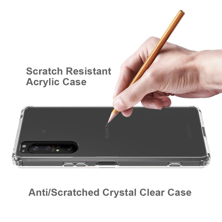 Scratchproof TPU + Acrylic Protective Case, For Sony Xperia 1 II, For Xiaomi Redmi Note 9 Pro, For Xiaomi Redmi Note 9S