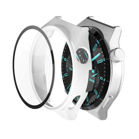 2 in 1 PC Frame + Tempered Glass Film Watch Protective Case