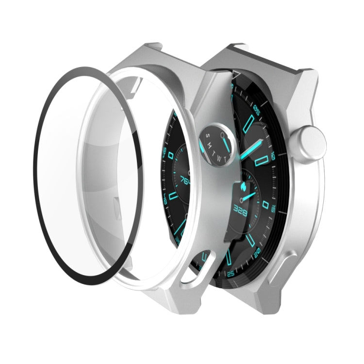 2 in 1 PC Frame + Tempered Glass Film Watch Protective Case