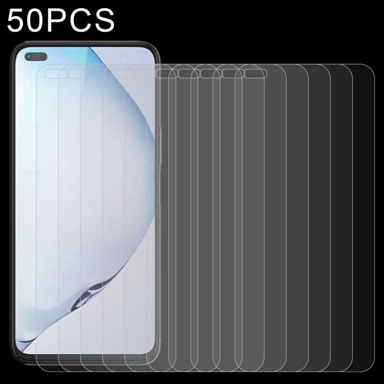 50 PCS 0.26mm 9H 2.5D Tempered Glass Film, For Huawei Enjoy 50 Plus (50 PCS), For Alcatel 1 Ultra (50 PCS), For TCL 403 (50 PCS)