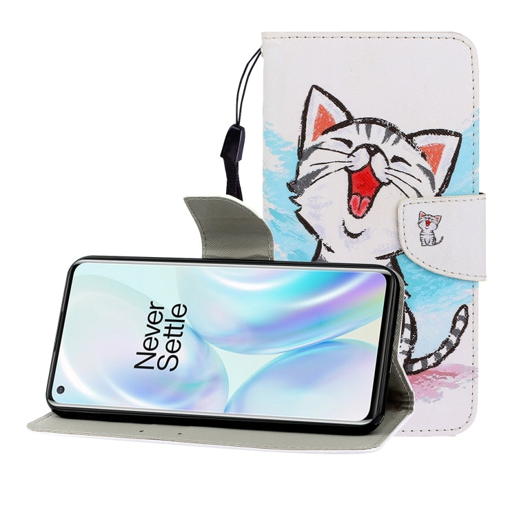 Colored Drawing Horizontal Flip Leather Case with Holder & Card Slot & Wallet, For One Plus 8, For Galaxy A31, For LG K61, For LG V60, For Huawei Nova 5, For Huawei Nova 7