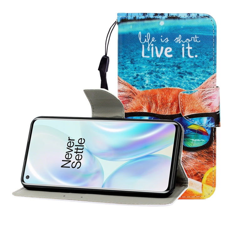 Colored Drawing Horizontal Flip Leather Case with Holder & Card Slot & Wallet, For One Plus 8, For Galaxy A31, For LG K61, For LG V60, For Huawei Nova 5, For Huawei Nova 7