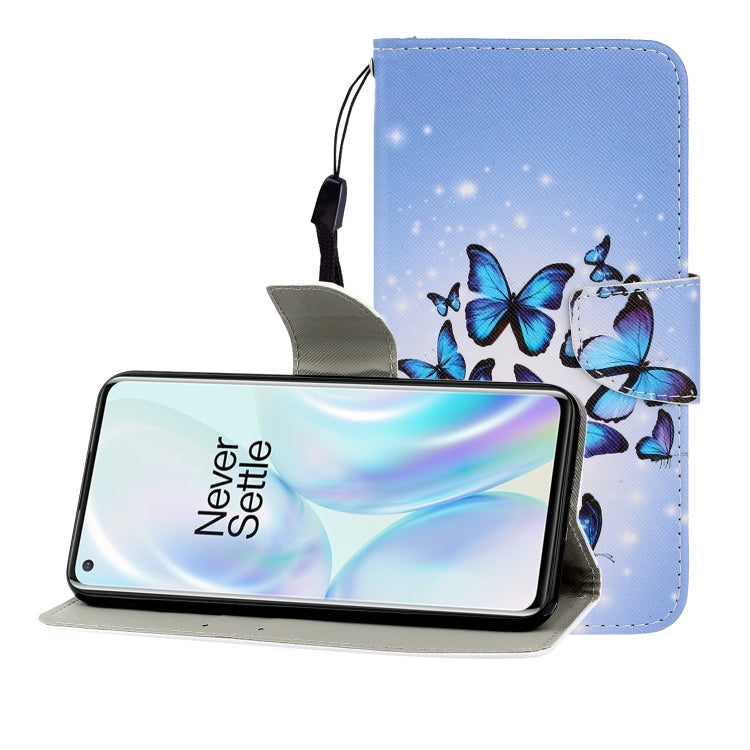 Colored Drawing Horizontal Flip Leather Case with Holder & Card Slot & Wallet, For One Plus 8, For Galaxy A31, For LG K61, For LG V60, For Huawei Nova 5, For Huawei Nova 7