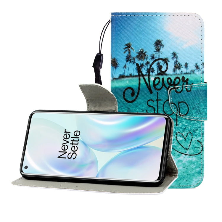 Colored Drawing Horizontal Flip Leather Case with Holder & Card Slot & Wallet, For One Plus 8, For Galaxy A31, For LG K61, For LG V60, For Huawei Nova 5, For Huawei Nova 7