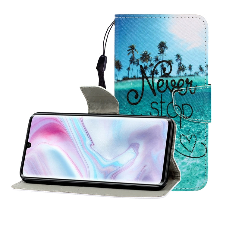 Colored Drawing Horizontal Flip Leather Case with Holder & Card Slot & Wallet, For One Plus 8, For Galaxy A31, For LG K61, For LG V60, For Huawei Nova 5, For Huawei Nova 7