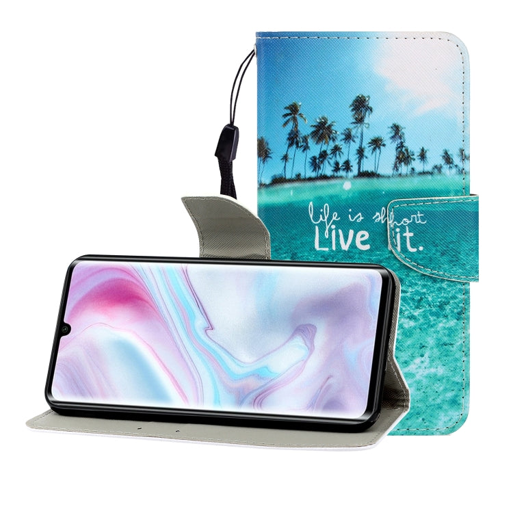 Colored Drawing Horizontal Flip Leather Case with Holder & Card Slot & Wallet, For One Plus 8, For Galaxy A31, For LG K61, For LG V60, For Huawei Nova 5, For Huawei Nova 7
