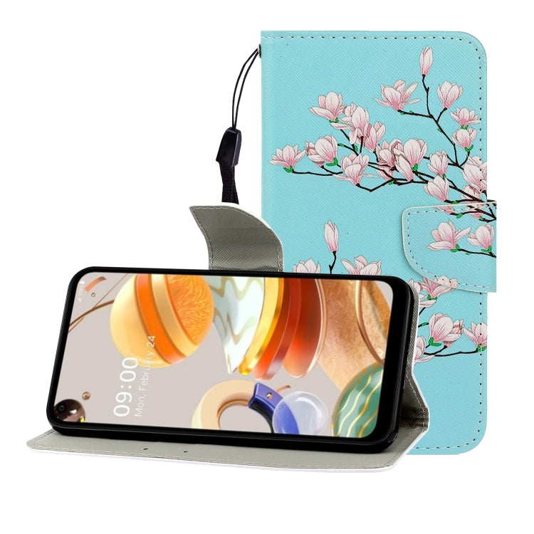 Colored Drawing Horizontal Flip Leather Case with Holder & Card Slot & Wallet, For One Plus 8, For Galaxy A31, For LG K61, For LG V60, For Huawei Nova 5, For Huawei Nova 7