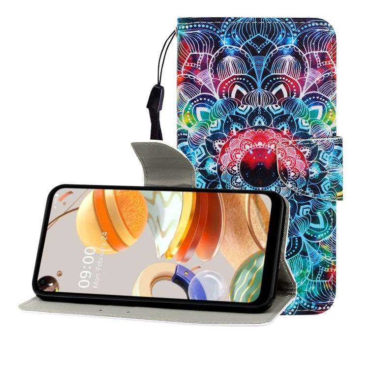 Colored Drawing Horizontal Flip Leather Case with Holder & Card Slot & Wallet, For One Plus 8, For Galaxy A31, For LG K61, For LG V60, For Huawei Nova 5, For Huawei Nova 7