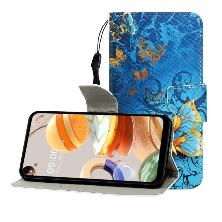 Colored Drawing Horizontal Flip Leather Case with Holder & Card Slot & Wallet, For One Plus 8, For Galaxy A31, For LG K61, For LG V60, For Huawei Nova 5, For Huawei Nova 7
