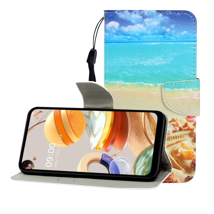 Colored Drawing Horizontal Flip Leather Case with Holder & Card Slot & Wallet, For One Plus 8, For Galaxy A31, For LG K61, For LG V60, For Huawei Nova 5, For Huawei Nova 7