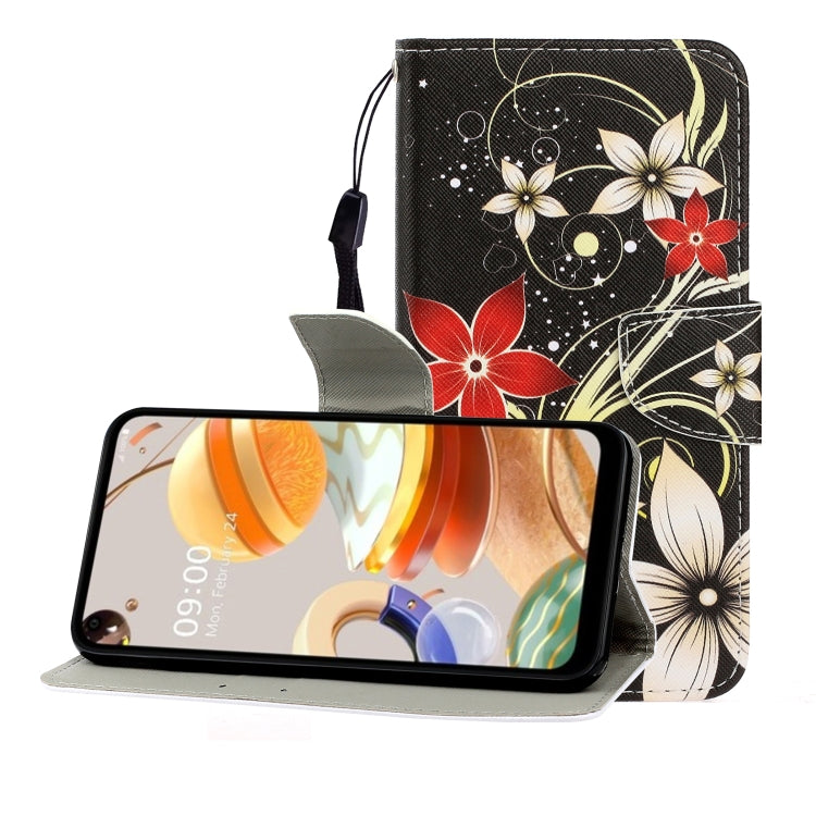 Colored Drawing Horizontal Flip Leather Case with Holder & Card Slot & Wallet, For One Plus 8, For Galaxy A31, For LG K61, For LG V60, For Huawei Nova 5, For Huawei Nova 7