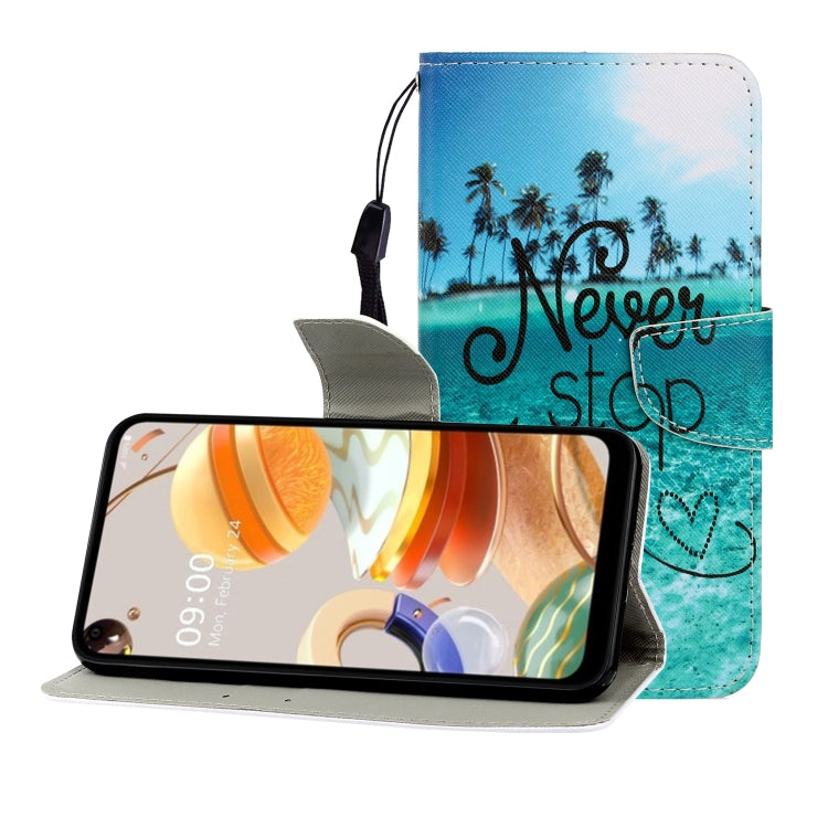 Colored Drawing Horizontal Flip Leather Case with Holder & Card Slot & Wallet, For One Plus 8, For Galaxy A31, For LG K61, For LG V60, For Huawei Nova 5, For Huawei Nova 7