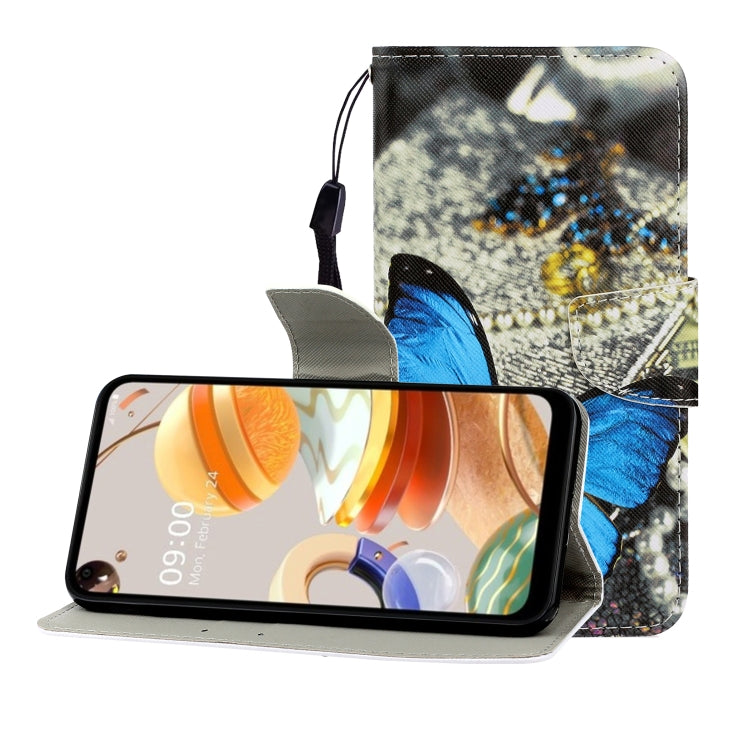 Colored Drawing Horizontal Flip Leather Case with Holder & Card Slot & Wallet, For One Plus 8, For Galaxy A31, For LG K61, For LG V60, For Huawei Nova 5, For Huawei Nova 7